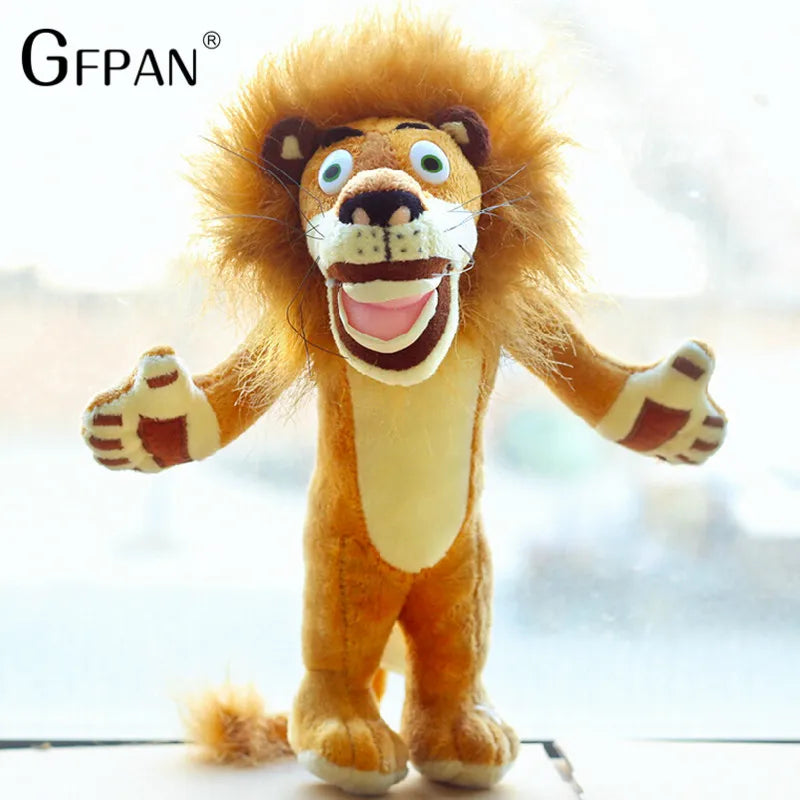 6pcs/set Hot Sale Wholesale Madagascar Plush Toys Lion Zebra Giraffe Monkey Penguin Hippo Children Party Gifts For Kids Baby