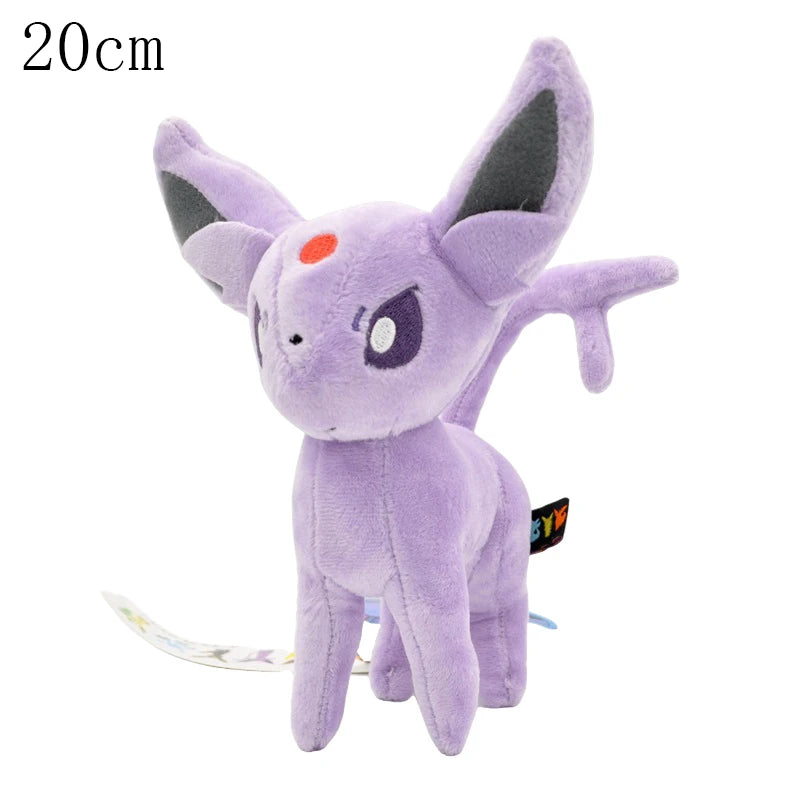 Pokemon Pikachu Eevee Family Plush Dolls Sylveon Leafeon Flareon Jolteon Vaporeon Stuffed Toys Hobbies Xmas Gift For Kids