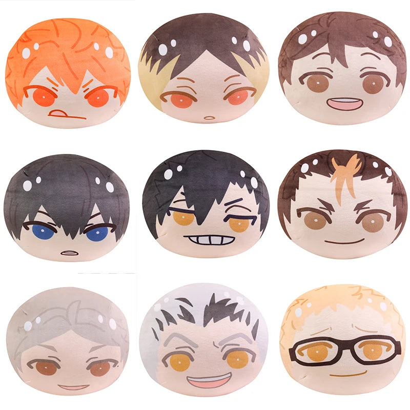 Lovely Anime Printed Plushies Cartoon Haikyuu Volleyball Tobio Kageyama Tetsurou Kuroo Hinata Shoyo Plush Toy Bag Pendant Gifts