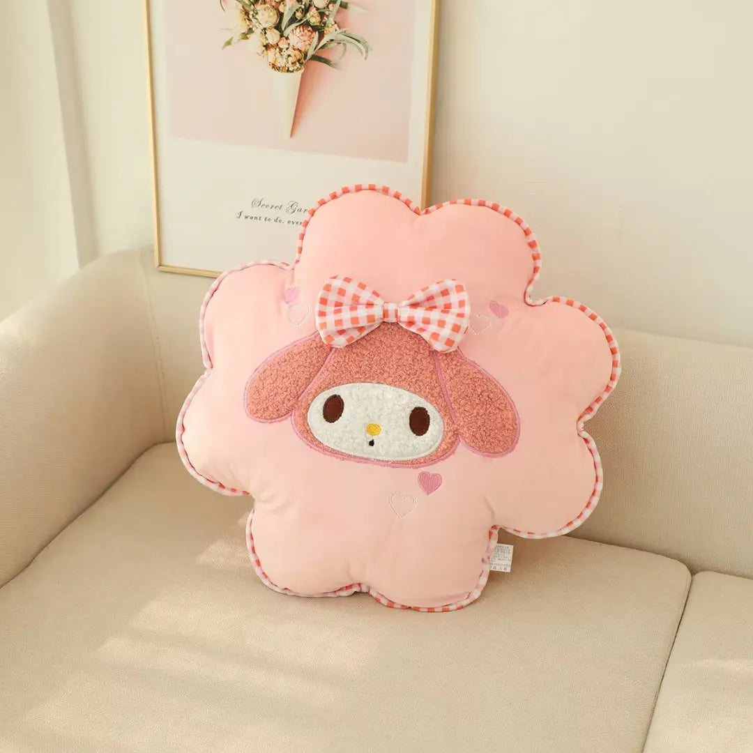 Sanrio My Melody Plush Cushion Cute Cartoon Anime Cinnamoroll Hello Kitty Stuffed Pillow Bithdays Gifts For Girl