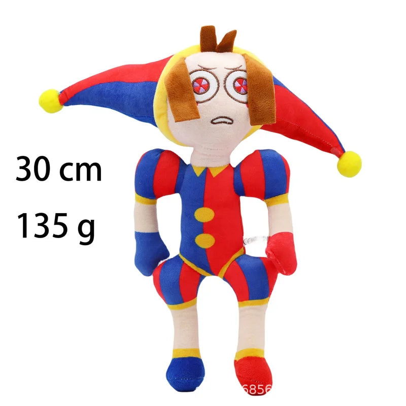 The Amazing Digital Circus Plush Toy Pomni and Jax Plushie Dolls Cute Stuffed Animal Toys Birthday Gift