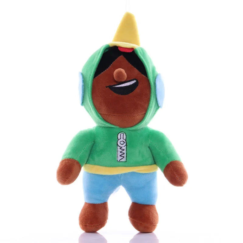 New Spike Crow Heroes Leon Plush Game Stars Hoodie Plushie Toy Dolls Kids Stuff Anime Figure Model Dolls Boy Christmas Gifts