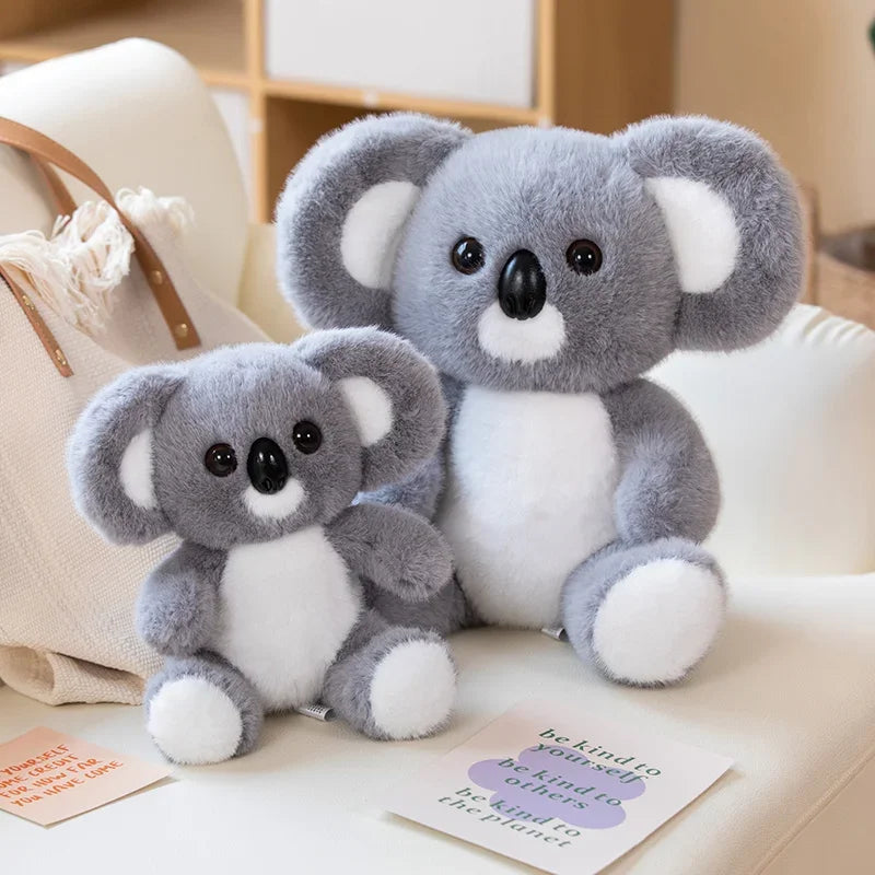 Adorable Australia Koala Plush Toy Stuffed Lifelike Animal Koala Doll Baby Kids Room Decor Pillow Christmas Birthday Gift