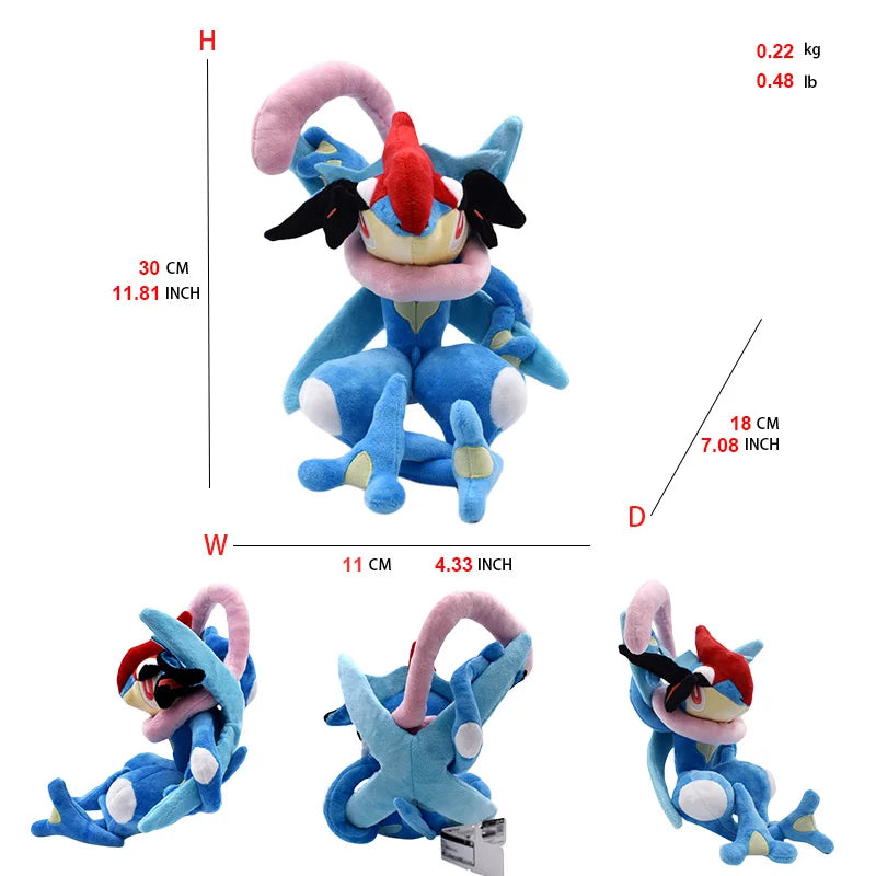 Pokemon Plush toys Soft stuffed Anime dolls Gengar Greninja Zoroark Froakie Mewtwo Blissey Darkrai Venusaur Moltres 20 styles