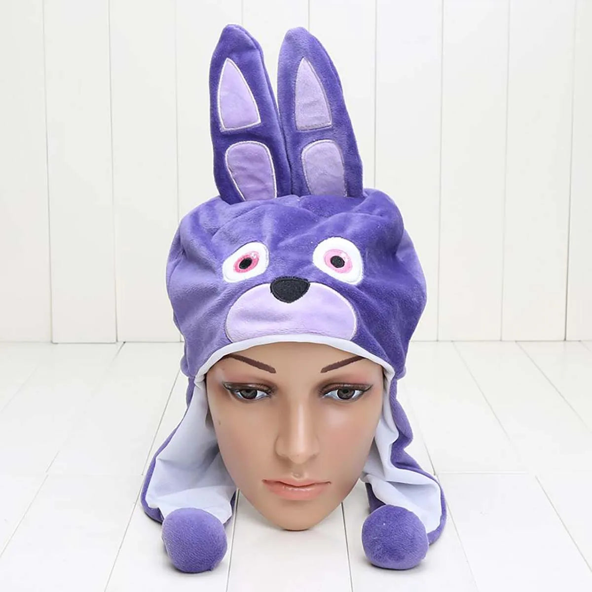 Red Foxy Plush Animal ,Hat Winter Women Men Children Warm Fluffy cap,Five Nights Games Surrounding Dolls for Gifts