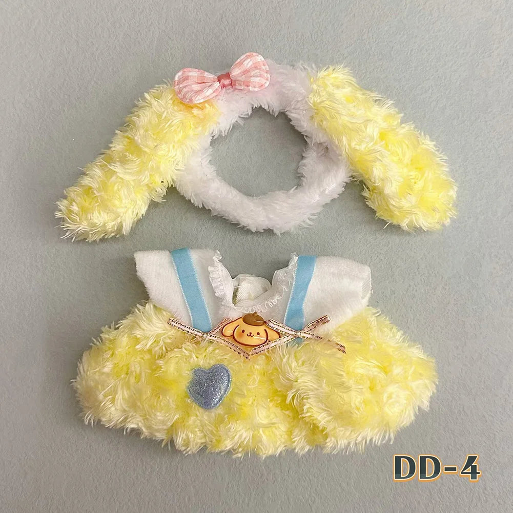 For Nommi /20 cm Cotton Doll Clothing Set Clothing Toy Accessories suit for doll cloth decoration