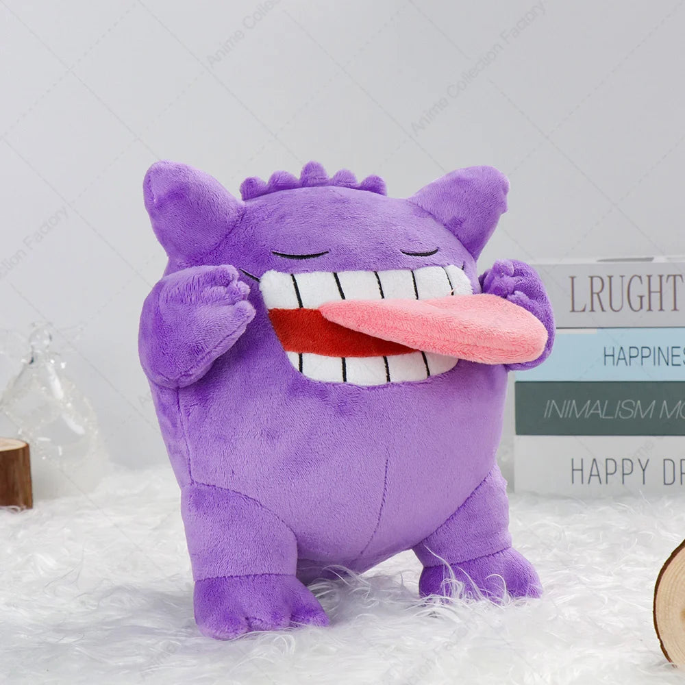 NEW Gengar Pokemon Soft Plush Toy Gengar Stuffed Animal Dolls Cartoon Cute Peluche Christmas Gift