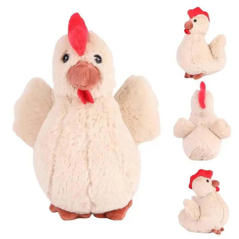 Stuffed Chicken Plush Toy Funny Chick Doll Plushie Pillow Cute Chick Plushie Toy Cartoon Stuffed Animal Toy Decoration For Home