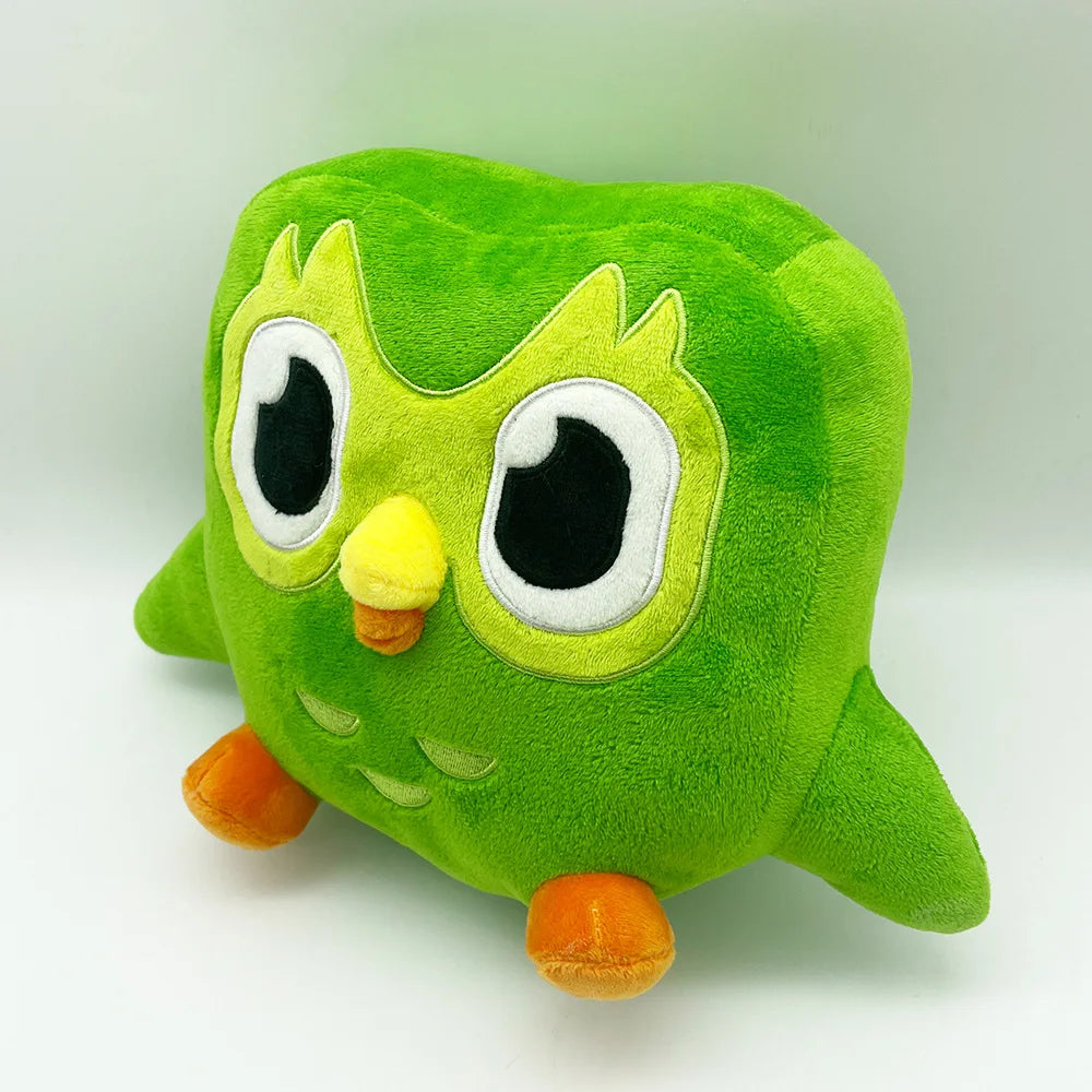 Lovely Green Duo Plushie of Duo The Owl Cartoon Anime Plush Toy Soft Stuffed Animal Plushie Dolls Children Birthday Gift