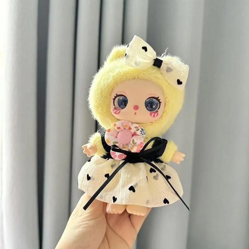 Mini Doll'S Clothes Outfit Accessories For Liila lucky Cat for labubu Idol skirt Clothing