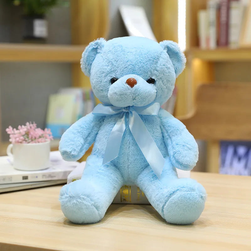 Cute Teddy Bear Plush Soft Stuffed Bear Animal Toy Plushie Kawaii Cat Baby Sleeping Toys Home Decor For Kids Girl Gifts