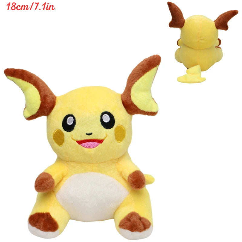 POKEMON Cubone Raichu Piplup Smoliv Phanpy Plush Toy Anime Wobbuffet Gengar Rowlet Meowth Mewtwo Peluche Doll Birthday Gift Kids