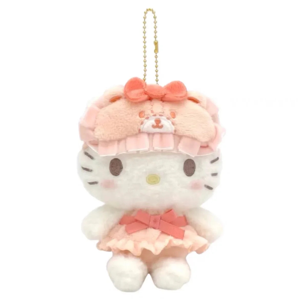 Sanrio Hello Kitty Plush Doll Kuromi Cinnamoroll Eye Mask Bag Pendant Anime Hangyodon Popular Cartoon Doll Car Keychain Gifts