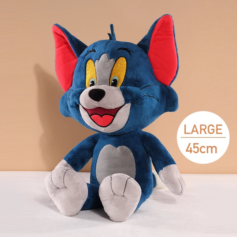 Tom And Jerry Plush Toy Cartoon Movie Cat Tuffy Nibbles Mouse Plushies Stuffed Animals Soap Action Figure Studio Doll Toys