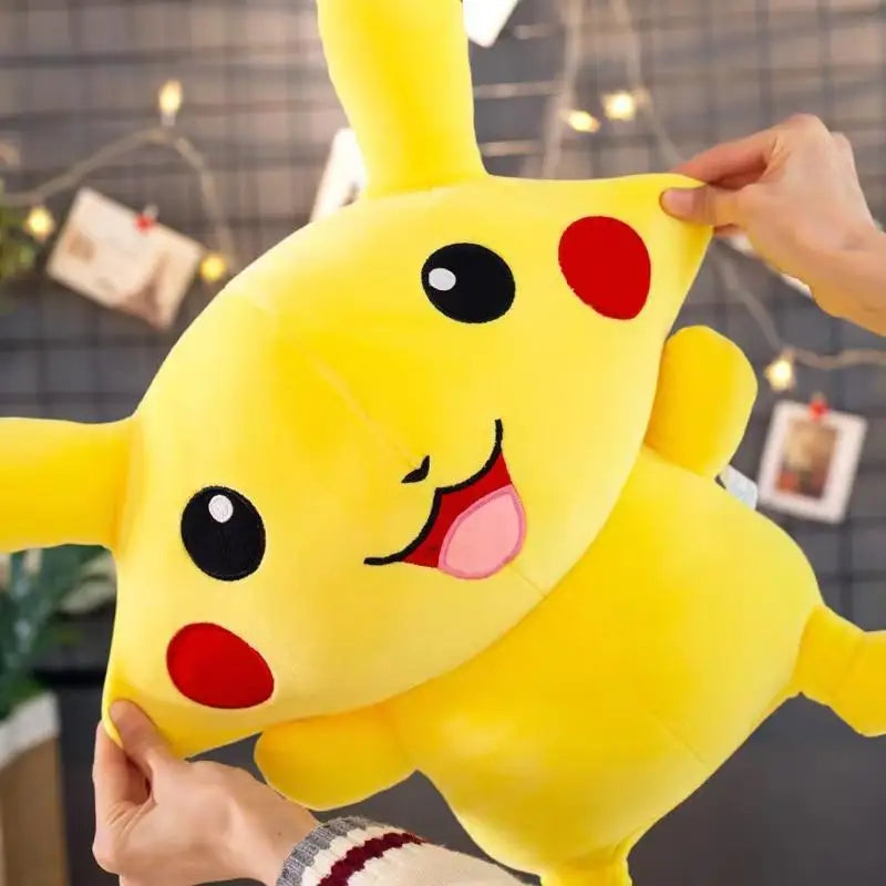 80cm Big Size Pokemon Pikachu Plush Doll Japanese Anime Cute and soft  Pikachu Children's accompany Collection Toys Gifts