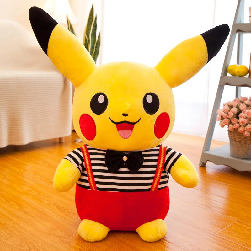 Pikachu Pillow Couple Strap Pants Doll Pokemon Large Plush Toy Cartoon Cute Children Toys Stuffed Plushies Doll Pillow