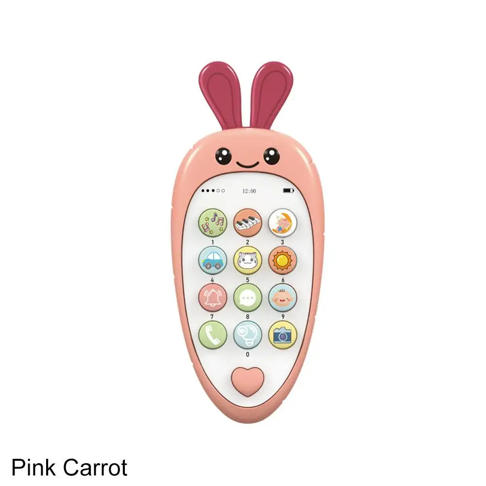 Baby Phone Toys Bilingual Telephone Teether Music Voice Toy Early Educational Learning Machine Electronic Children Gift Baby Toy