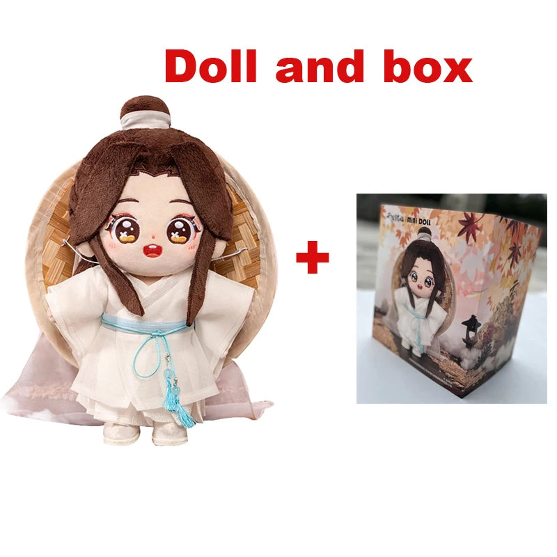 Anime Tian Guan Ci Fu Official Original Xie Lian Hua Cheng Plush Doll 20cm Standing posture Dolls MDZS Gifts Halloween Holiday