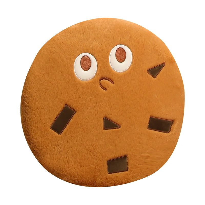 1pc Creative Lifelike Cookie Pillow Living Room Sofa Funny Cushion Lovely Biscuit Shape Plush Bedroom Bed Waist Toy For Children