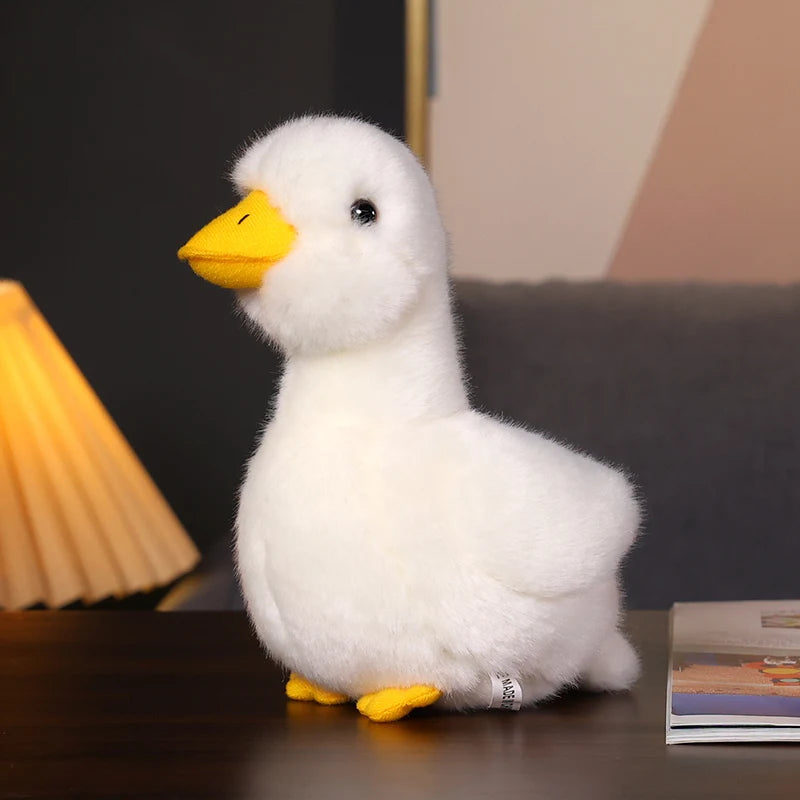 1pc 20cm Yellow&White Duck Plush Toy Stuffed Animals Soft Doll Simulated Ducks Plushie Kids Gift Christmas Present