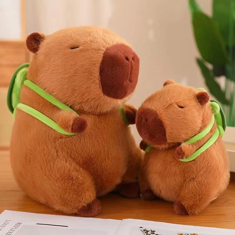 Simulation  Fries Capybara Plush Toy Cloth Doll Cute Doll Capibara Anime Fluffty Toy Soft  Capybara Plush Doll ﻿