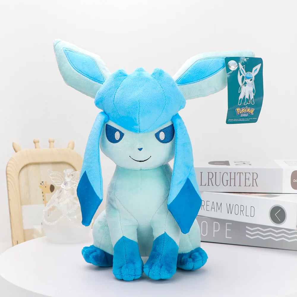 ORIGINAL Pokemon Eevee Umbreon Espeon Sylveon Leafeon Glaceon Plush Toy Cute Stuffed Dolls Cartoon Birthday Christmas Gift Kids