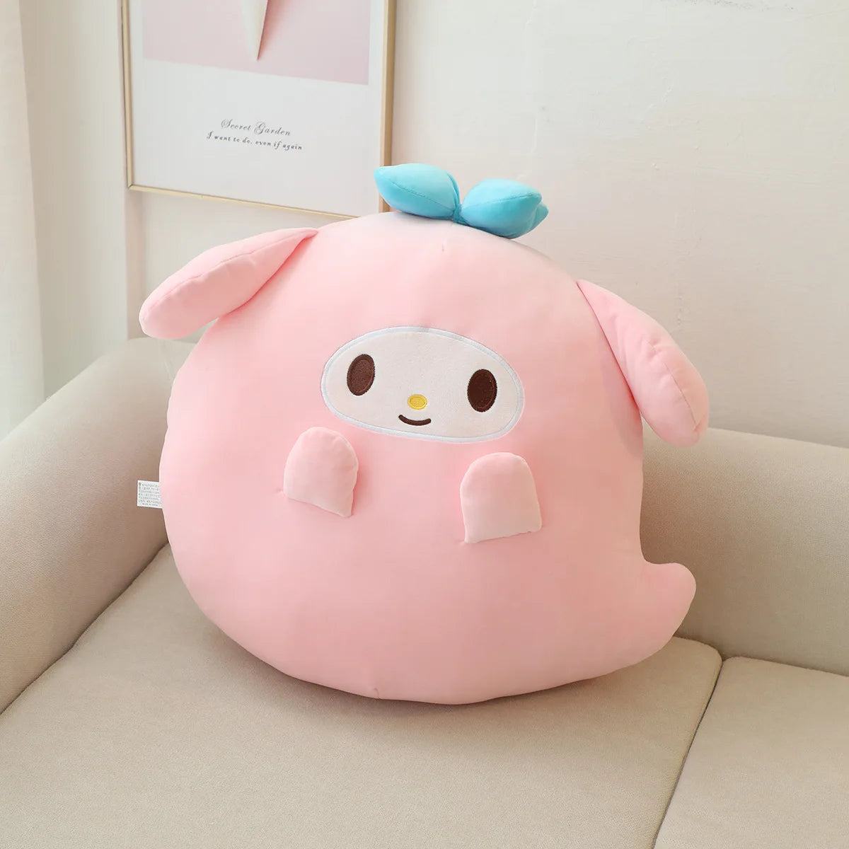 Sanrio Hello Kitty Plush Toys Sleeping Soft Pillow Comfortable Elastic Force Throw Pillow Decorative Pillow Dolls Gifts For Girl