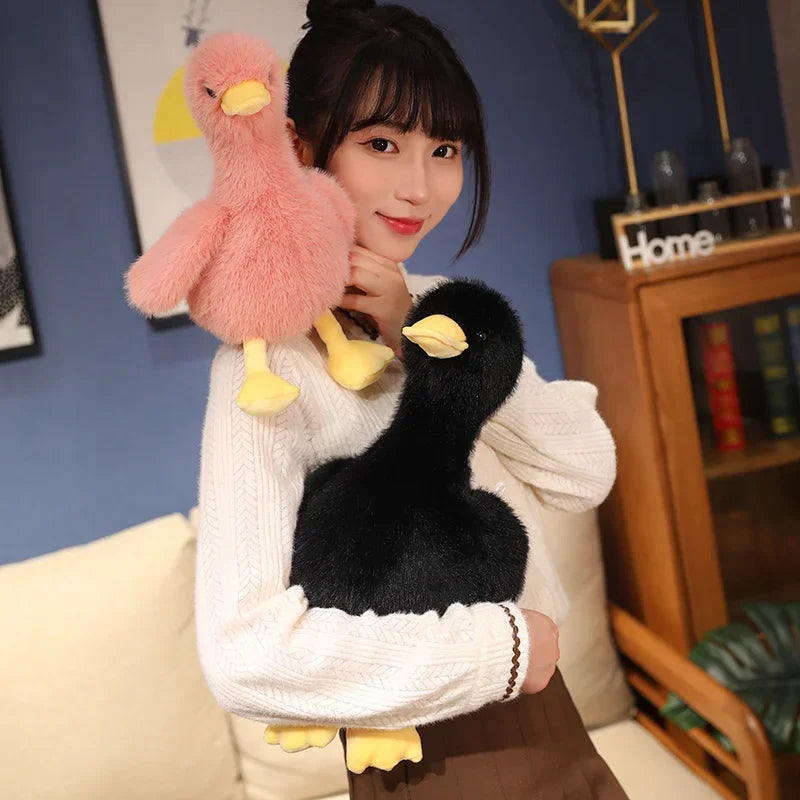 34/45cm Kawaii Lifelike Call Duck Plush Toy Realistic Cute Colour Duck Stuffed Animal Toy Gift For Kids Pets Simulated Duck Gift