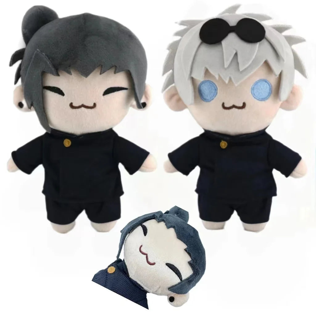 New Jujutsu Kaisen hand puppet plush toy Toys Cute Soft Stuffed Gojo And Geto Pillow Dolls For Kid Birthday Christmas Gift 21CM