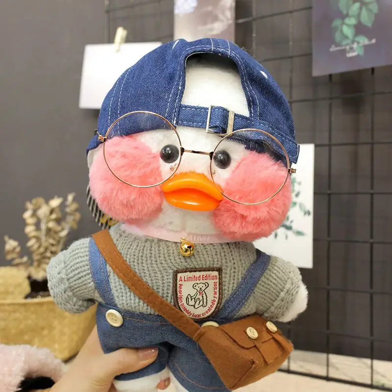 30cm Kawaii Cosplay White Duck Plush Toys Cute Stuffed Duck Lalafanfan Duck Hug Animals Toys Soft Plushies Children Toys