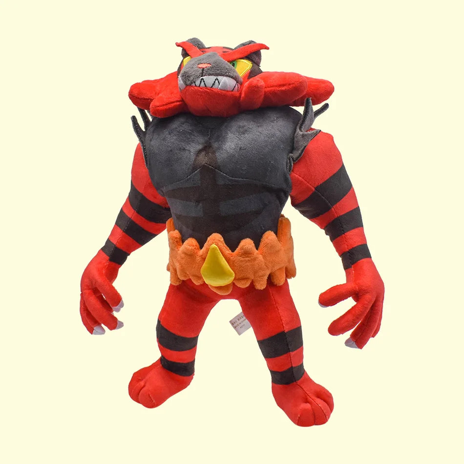 Pokemon Anime Figure Incineroar Litten Plush Toys Soft Stuffed Animals Cartoon Doll ChristmasToy Baby Kid Gift