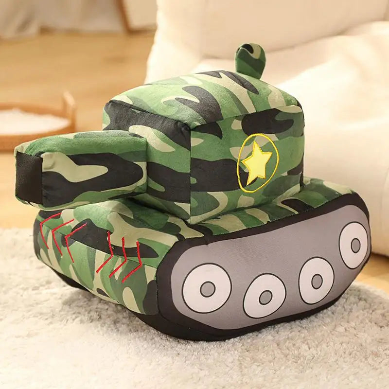 Kids Toys Aircraft Plush Toys Cute Cartoon Cars Fire Truck Cement Mixer Plush Toys Best Gifts For Childrens Room Decoration Gift