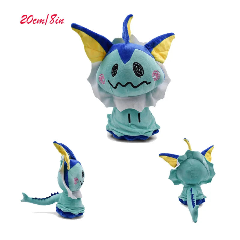 Pokemon shiny Mimikyu Plush Toys Cos Glaceon Leafeon Jolteon Sylveon Stuffed Espeon Umbreon Vaporeon Peluche Dolls Gifts Kids