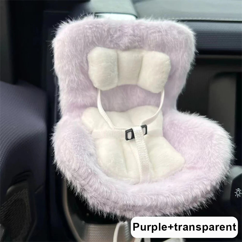 For Labubu For blythe doll Safety Seat Kawaii Ob11 Doll Seat Car Air Aromatreatment Decoration Cute Car Decoration