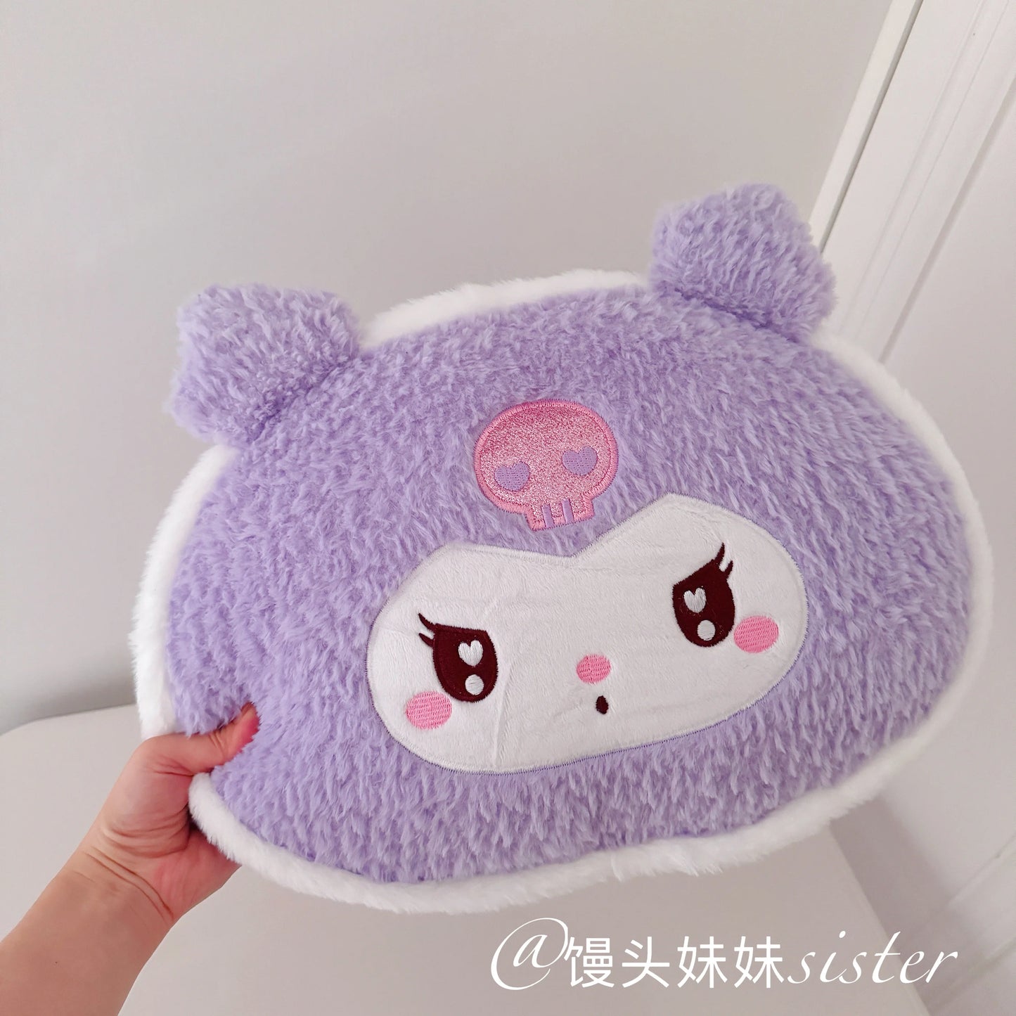 Sanrio Hello Kitty Plushies Doll Kuromi Cinnamoroll My Melody Throw Pillow Hangyodon Plush Toy Sofa Bed Back Cushion Xmas Gifts