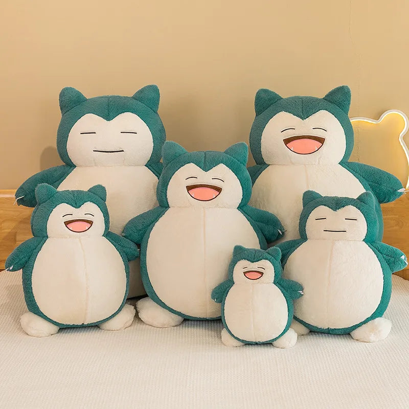 Big Size 60cm Pokemon Cute Snorlax Anime Plush Toys Pokémon Monster Plushies Soft Stuffed Animal Peluche  Gifts