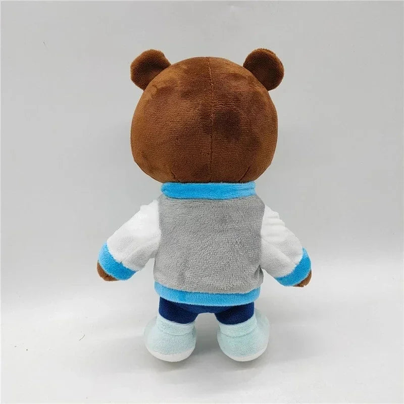 Kanye West Graduação Urso Bonecas de pelúcia, Home Room Decor, Bonecas recheadas para criança, Aniversário, Presente de Natal