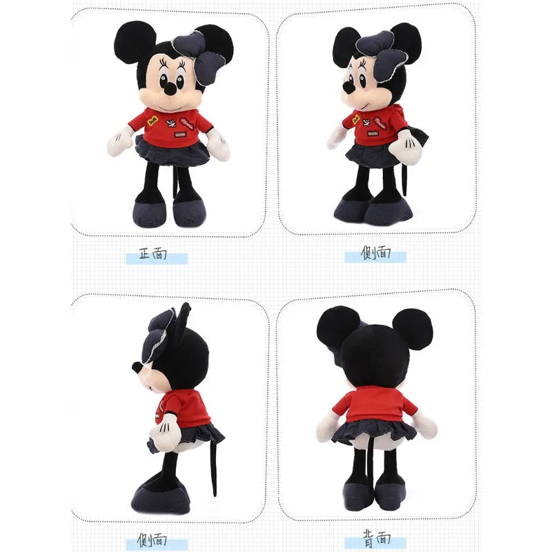 60CM Disney Mickey Mouse Plush Toys Kawaii Anime Mickey Minnie Stuffed Plush Decoration Dolls for Kids Birthday Gift