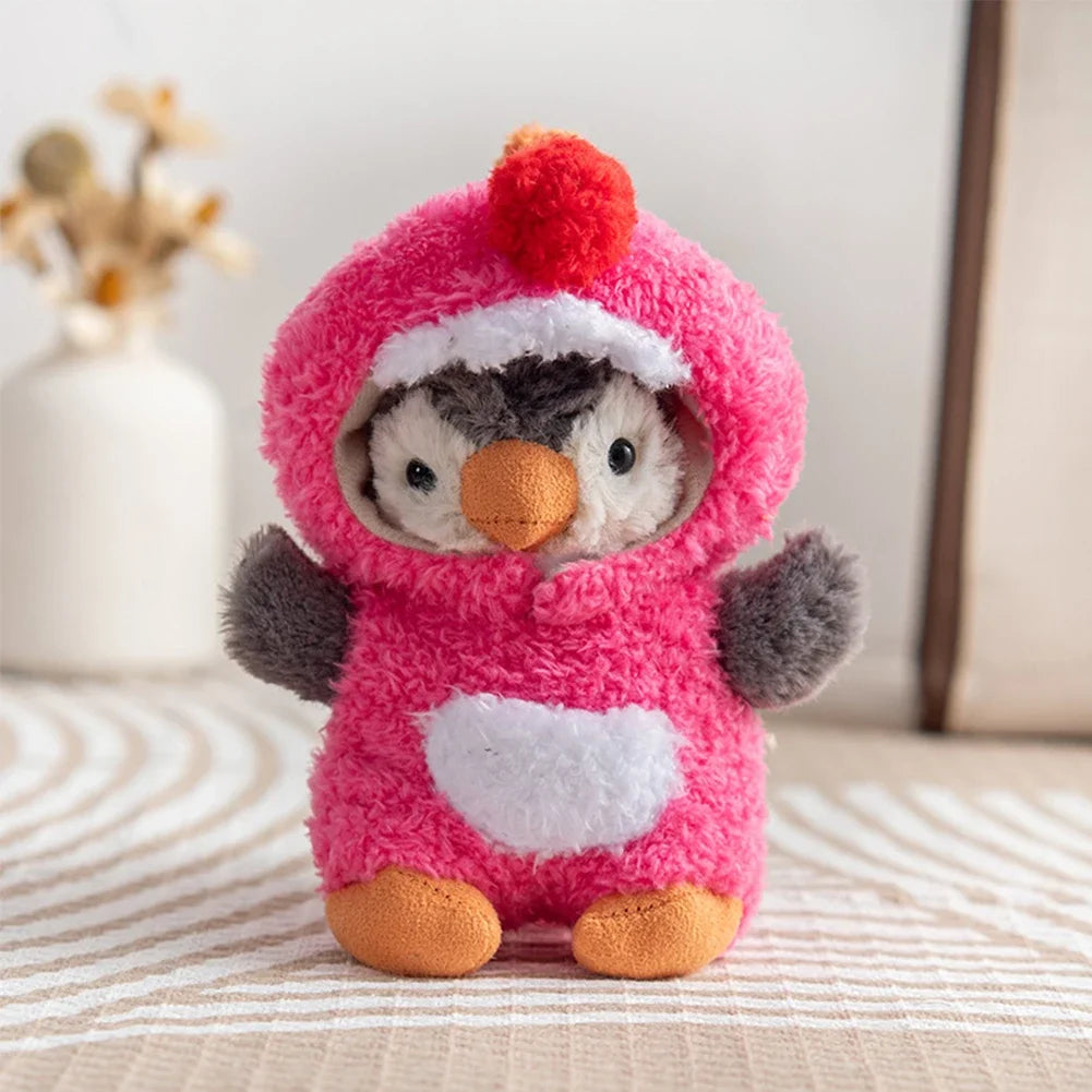 Mini Doll'S Clothes Outfit Accessories For 11cm Jellycat Peanut Penguin Idol Dinosaur shark jumpsuit Clothing