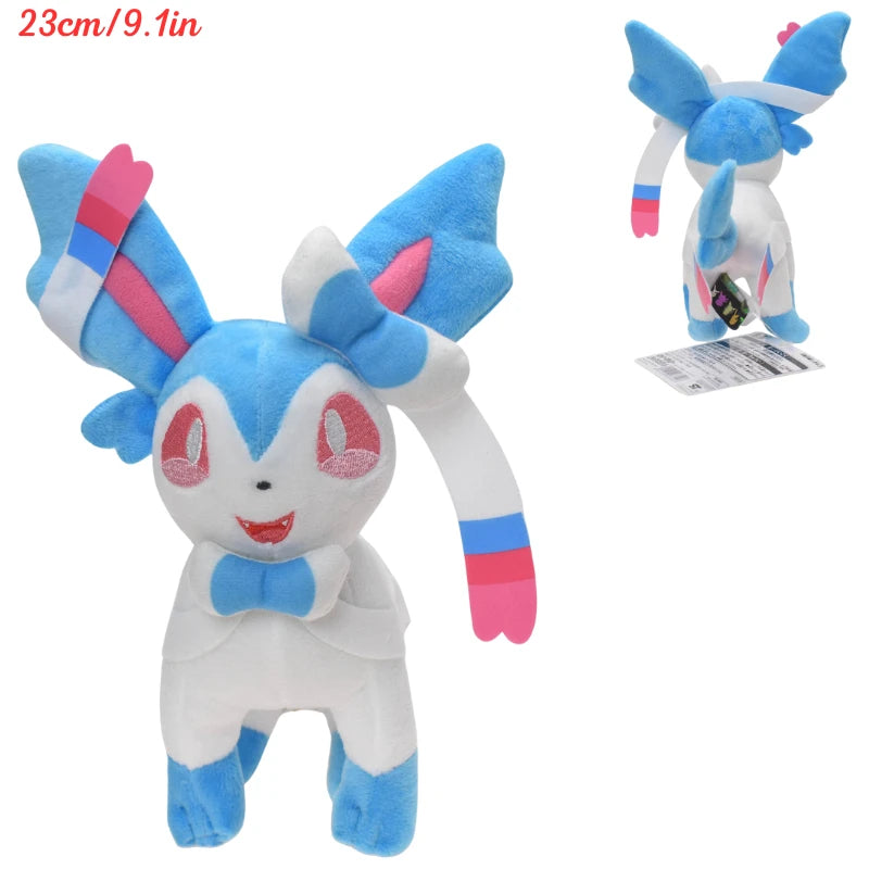 Pokemon Plush Toys Poliwhirl Lucario Sylveon Butterfree Gengar Cubone Zorua Soft Stuffed Animals Dragonite Jirachi Peluche Dolls