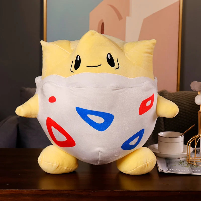 Very Soft Cute Togepi Plush Toy Throw Pillow Back Cushion For Sofa Bed Hug Sleeping Plushies Kawaii Doll Xmas Gifts Girl