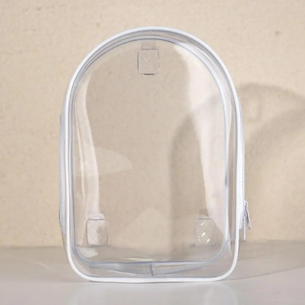 Small Doll Storage Bag Outdoor Doll Bag Waterproof Portable Carrying Case PVC Clear Doll Display Bag for 20cm Doll