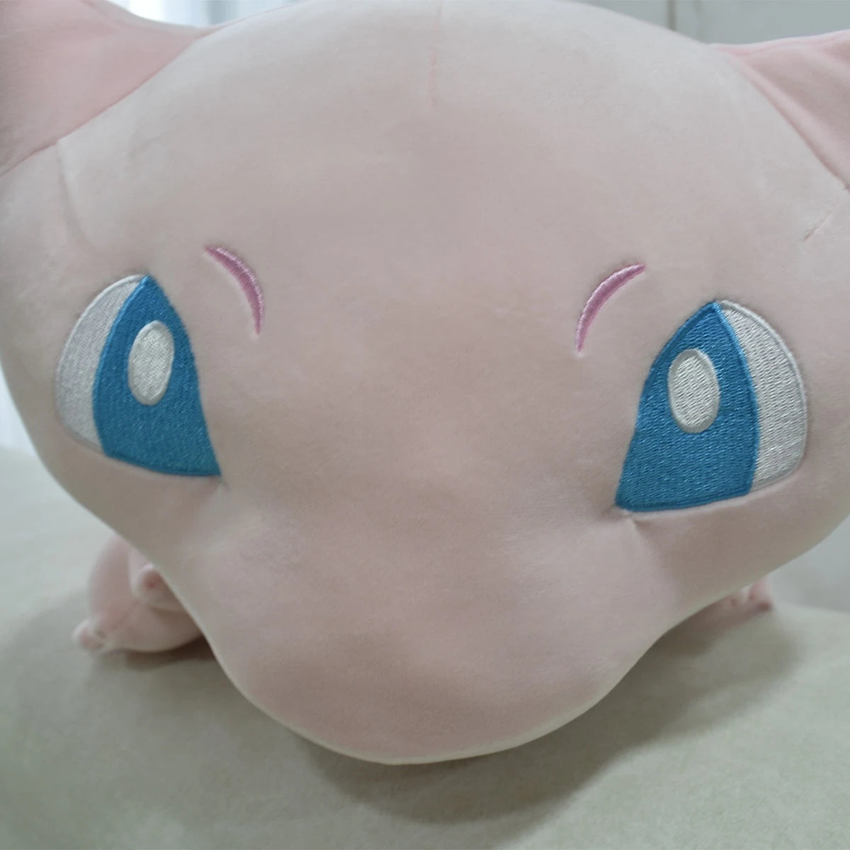 Big Size Very Soft Mew Plush Toy Huggable Stuffed Anime Plushies Pokemon Throw Pillow Back Cushion Sofa Bed Xmas Gifts