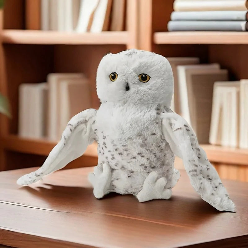 Stuffed Plush Animals Toys Hand Finger Story Puppet Kawaii Dolls Educational Baby Toys Simulated Owl Children Gift