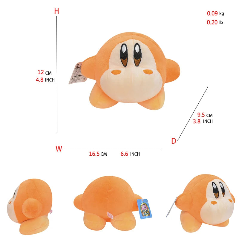 Kirby King Dedede Waddle Dee Meta Knight Elfilin Plush Toy Kawaii Cartoon Peluche Doll for Kids Birthday Christmas Gift