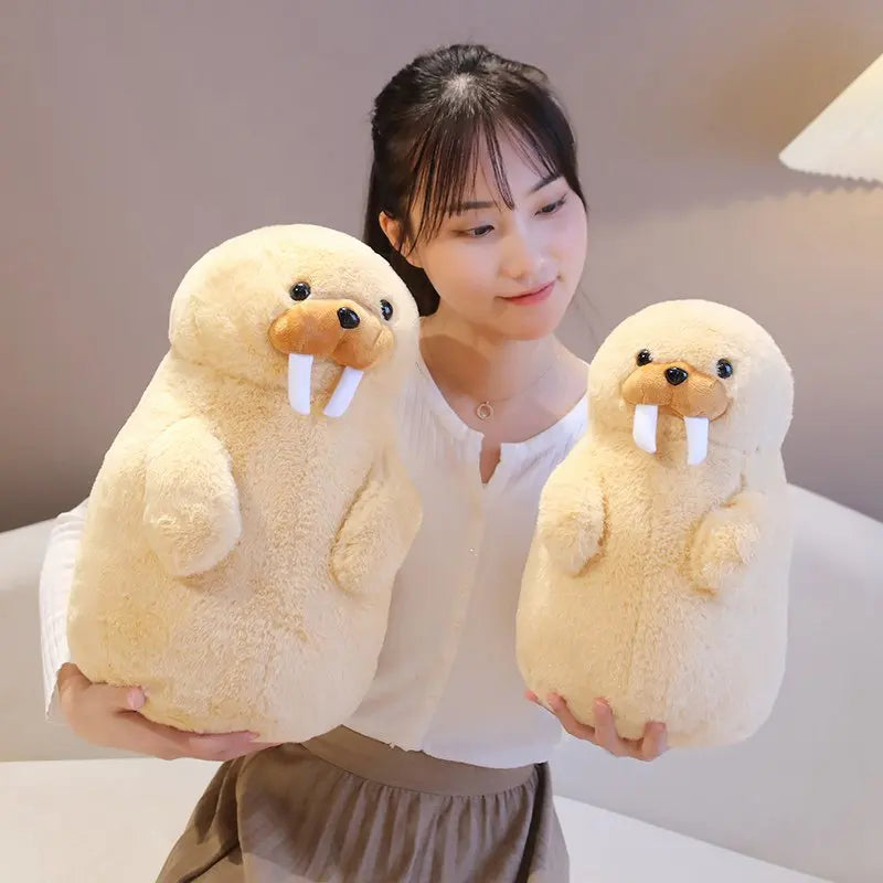 35cm/45cm Creative Hugging Penguin/Walrus Plush Stuffed Toys Kawaii Couple Penguin Plush Doll Kids Toy Home Decor