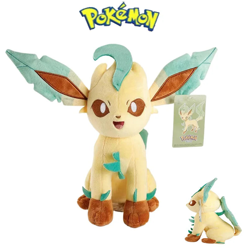 Bigger POKEMON Glaceon Plush Espeon Sylveon Leafeon Jolteon Eevee Vulpix Umbreon Stuffed Soft Toys Doll Cartoon Christmas Gifts