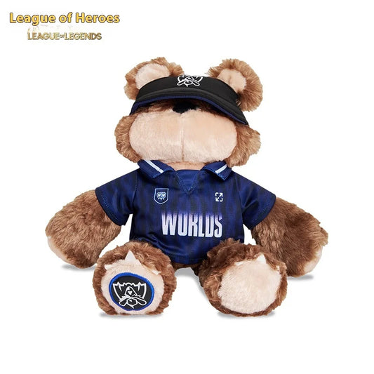 League of Legends Global Finals Tiber Bear Plush Doll S14 Game Esports Peripheral Gift LPL Tibers Annie a birthday present