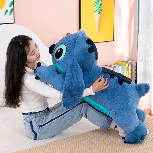 45/60CM Big Size Stitch Pillow Stitch Plush Toy Dolls Dolls Boys Girls Girls Birthday Gift Christmas Gift Indoor Decorations