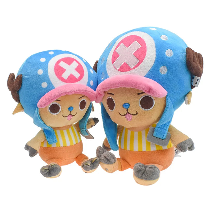 Original One Piece Chopper Plush Stuffed Doll Tony Tony Chopper Anime Soft Figure Toys for Kids Birthday Room Decoration Gifts